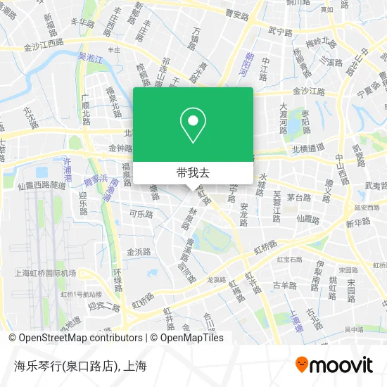 海乐琴行(泉口路店)地图