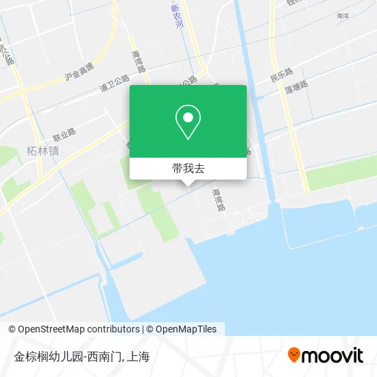 金棕榈幼儿园-西南门地图