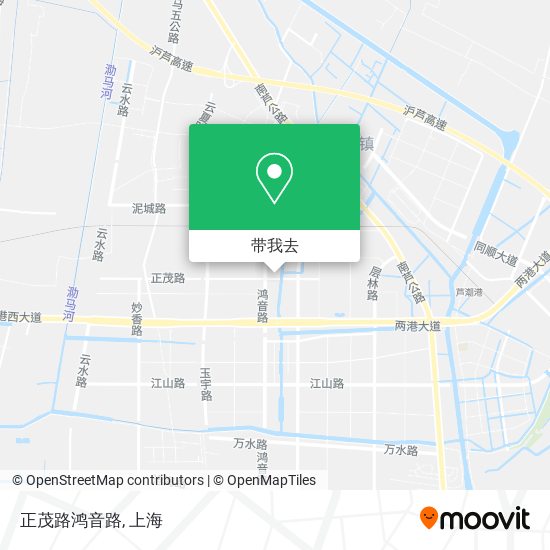 正茂路鸿音路地图