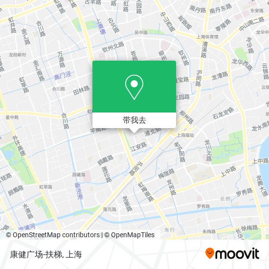 康健广场-扶梯地图