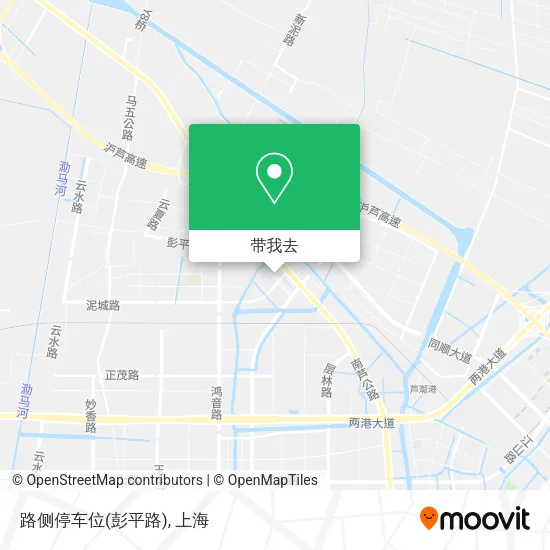 路侧停车位(彭平路)地图