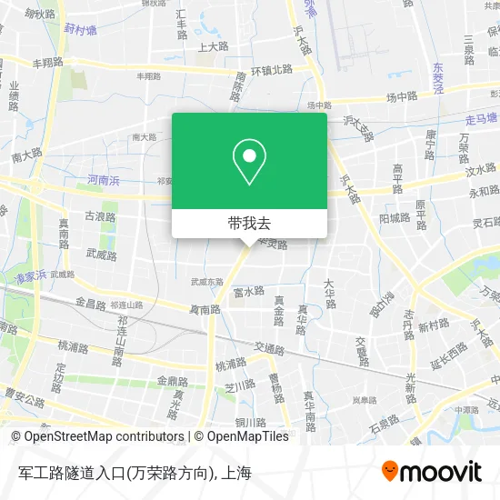 军工路隧道入口(万荣路方向)地图