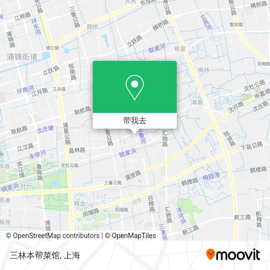 三林本帮菜馆地图