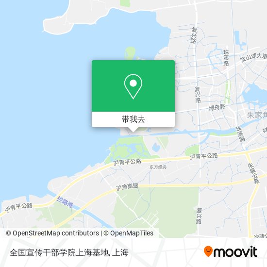 全国宣传干部学院上海基地地图
