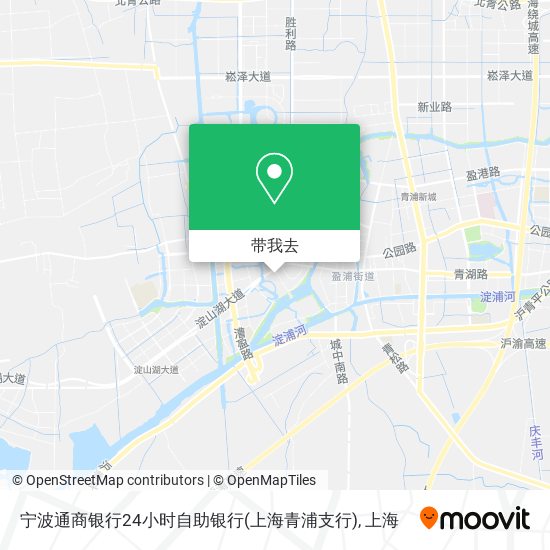 宁波通商银行24小时自助银行(上海青浦支行)地图
