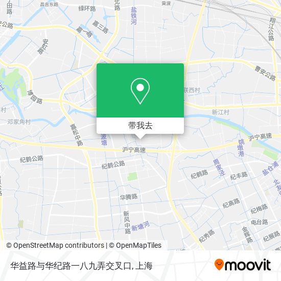 华益路与华纪路一八九弄交叉口地图