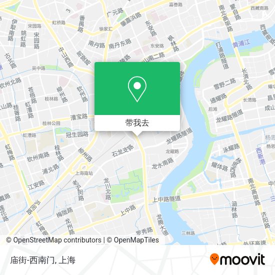 庙街-西南门地图