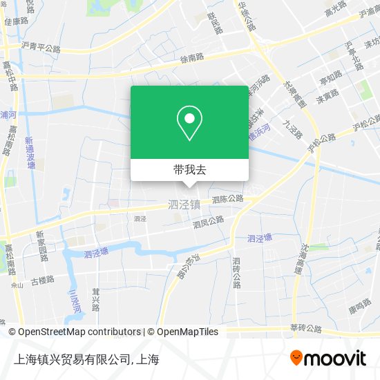 上海镇兴贸易有限公司地图