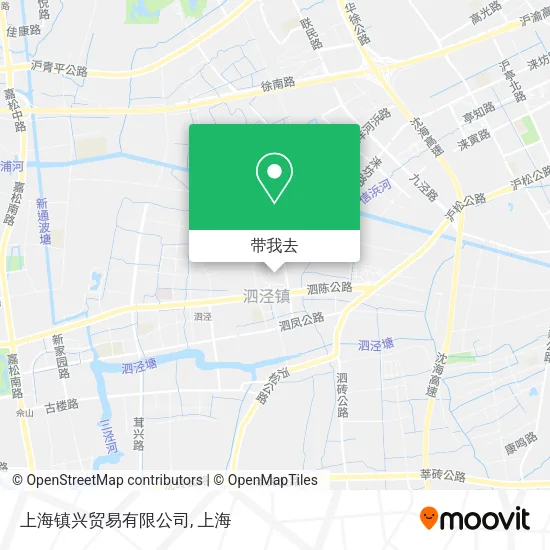 上海镇兴贸易有限公司地图