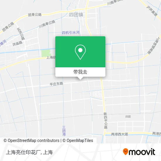 上海亮仕印花厂地图