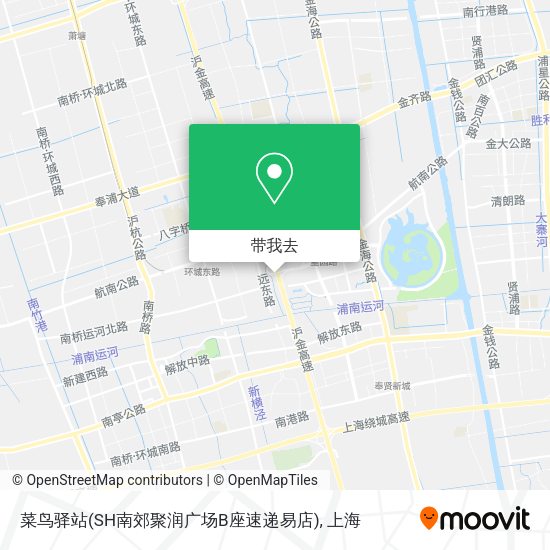 菜鸟驿站(SH南郊聚润广场B座速递易店)地图