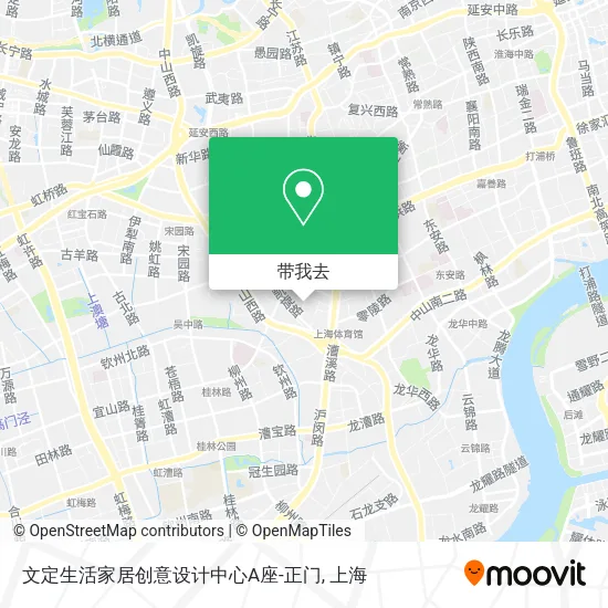文定生活家居创意设计中心A座-正门地图