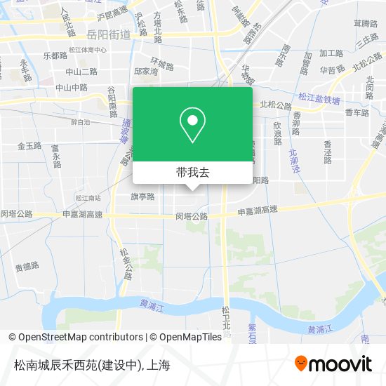 松南城辰禾西苑(建设中)地图