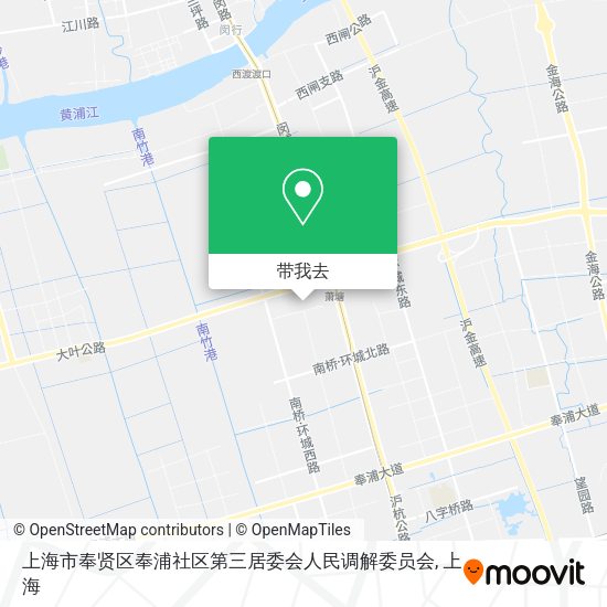 上海市奉贤区奉浦社区第三居委会人民调解委员会地图