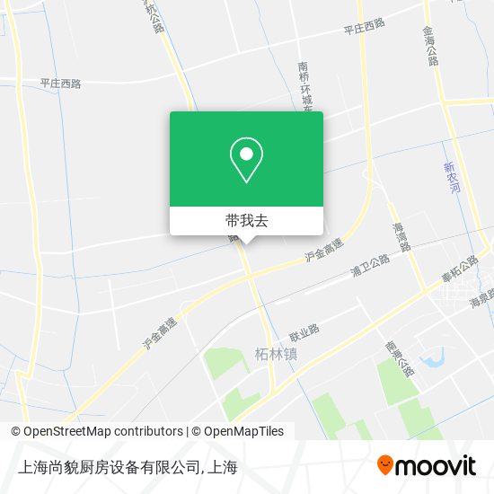 上海尚貌厨房设备有限公司地图