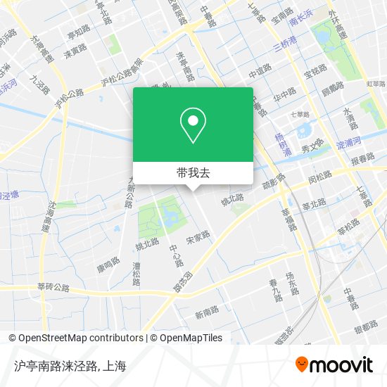 沪亭南路涞泾路地图