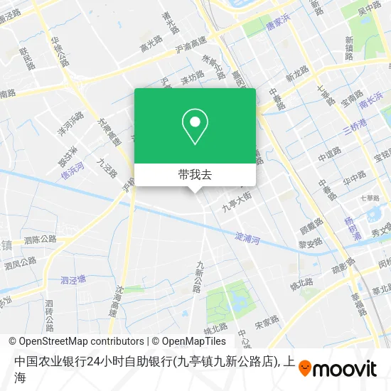中国农业银行24小时自助银行(九亭镇九新公路店)地图