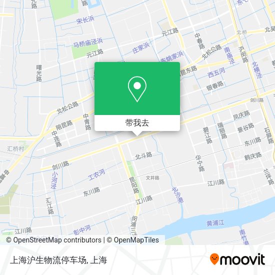 上海沪生物流停车场地图