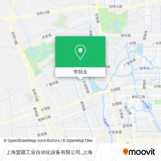 上海盟疆工业自动化设备有限公司地图