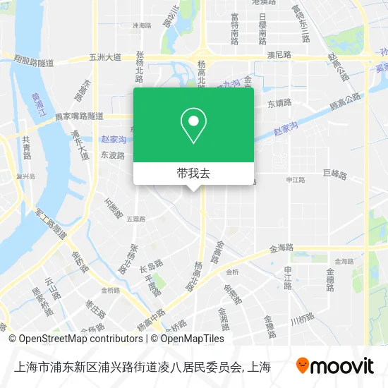 上海市浦东新区浦兴路街道凌八居民委员会地图