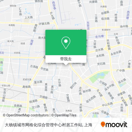 大杨镇城市网格化综合管理中心村居工作站地图