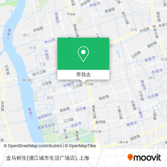 盒马鲜生(浦江城市生活广场店)地图