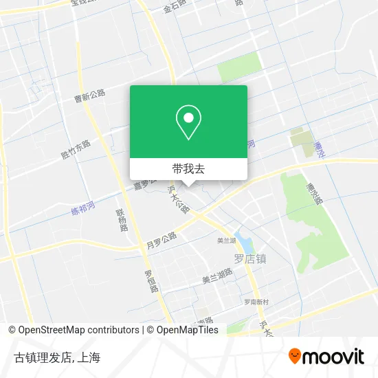 古镇理发店地图