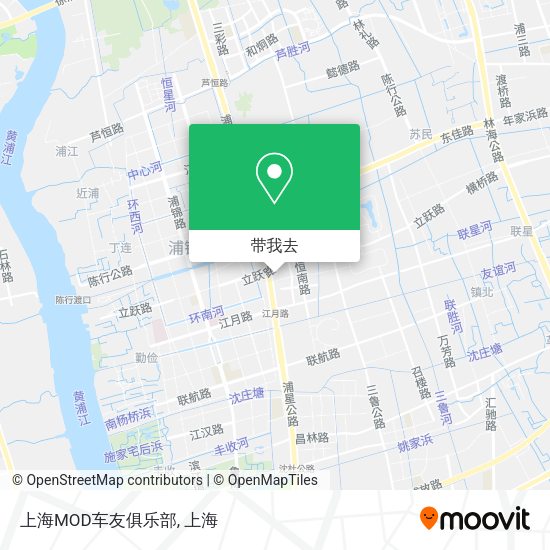 上海MOD车友俱乐部地图