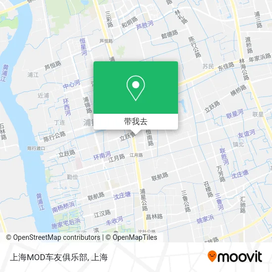 上海MOD车友俱乐部地图