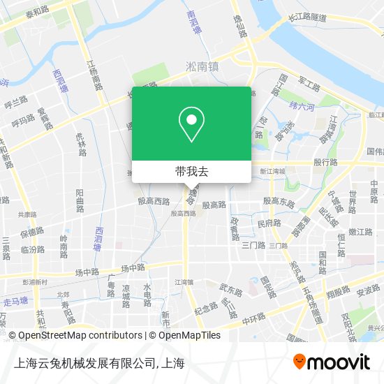 上海云兔机械发展有限公司地图