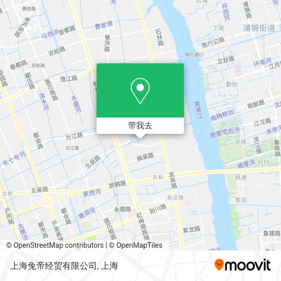 上海兔帝经贸有限公司地图