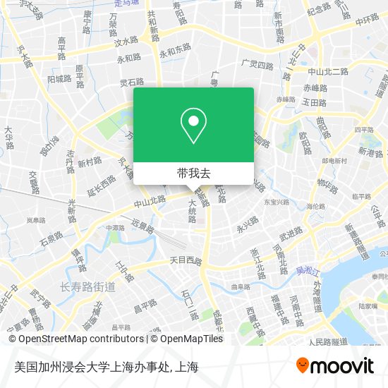 美国加州浸会大学上海办事处地图