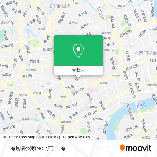 上海晨曦公寓(NO.2店)地图