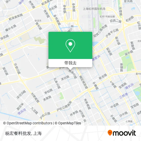 杨宏餐料批发地图