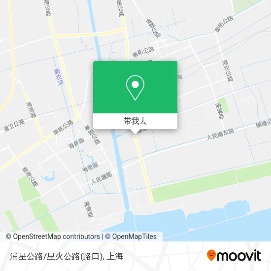 浦星公路/星火公路(路口)地图