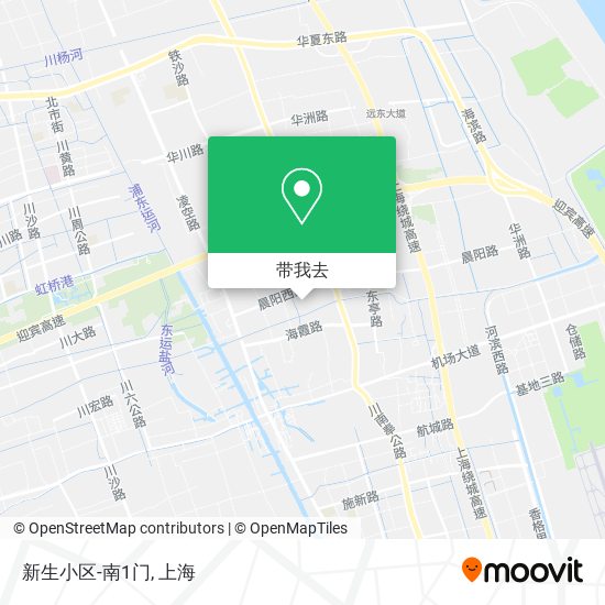 新生小区-南1门地图