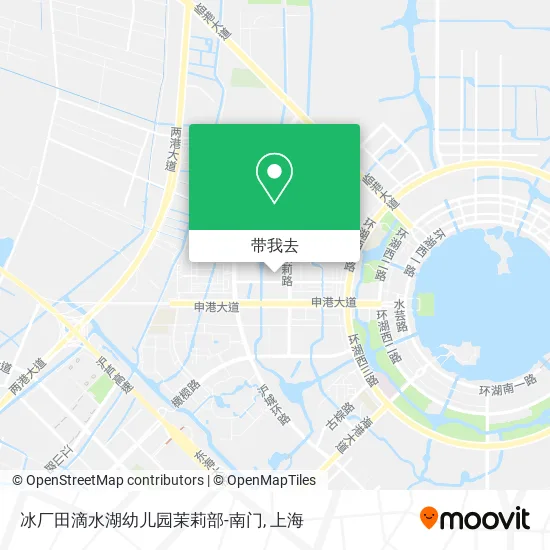 冰厂田滴水湖幼儿园茉莉部-南门地图