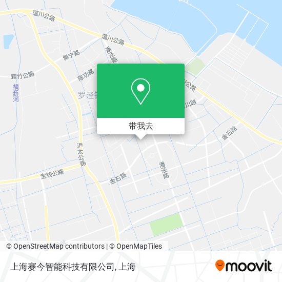 上海赛今智能科技有限公司地图