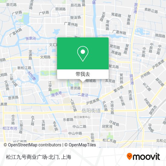 松江九号商业广场-北门地图