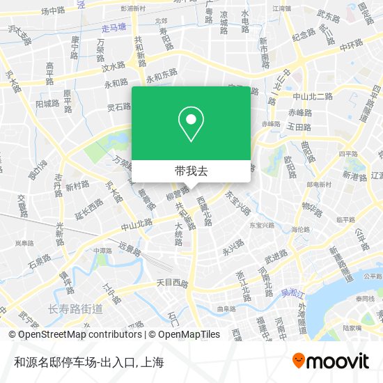 和源名邸停车场-出入口地图
