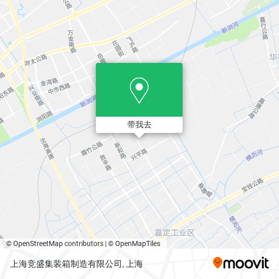 上海竞盛集装箱制造有限公司地图