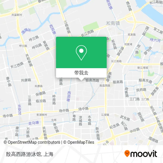 殷高西路游泳馆地图