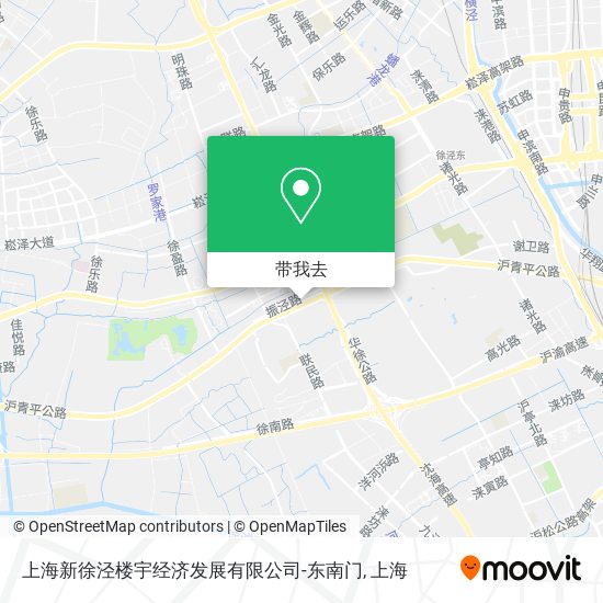 上海新徐泾楼宇经济发展有限公司-东南门地图