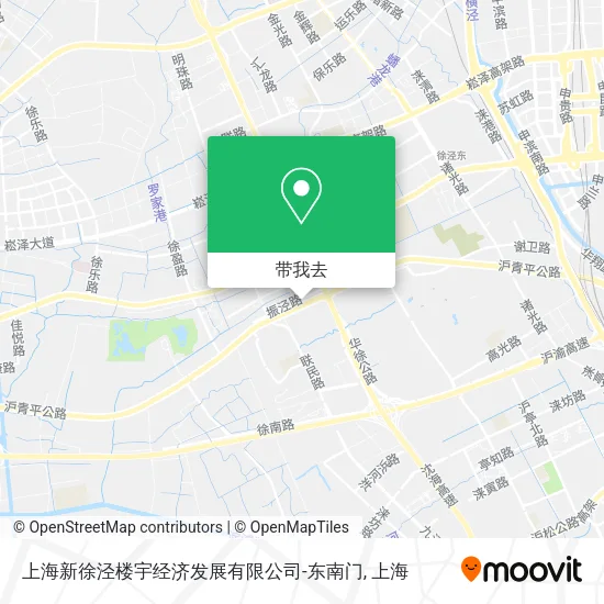 上海新徐泾楼宇经济发展有限公司-东南门地图