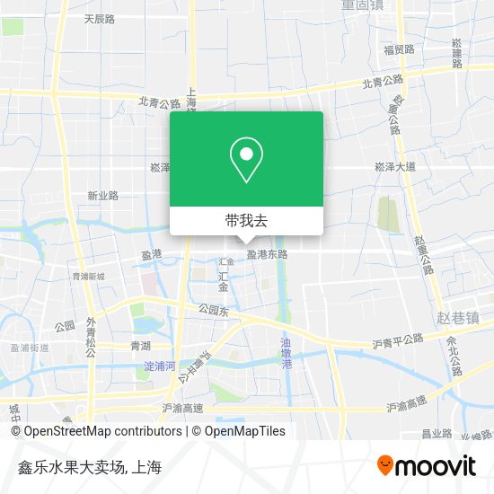 鑫乐水果大卖场地图