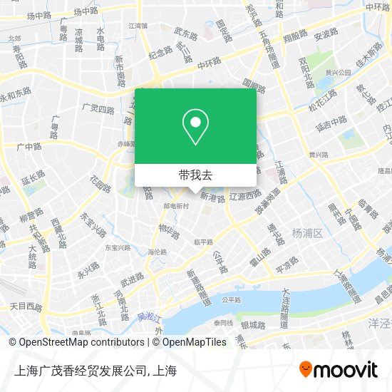 上海广茂香经贸发展公司地图