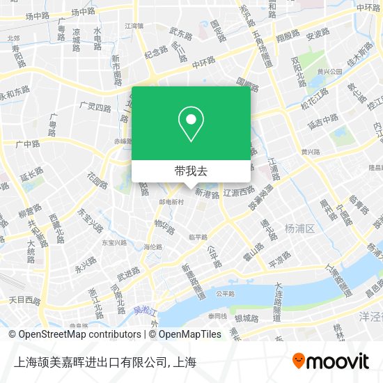 上海颉美嘉晖进出口有限公司地图