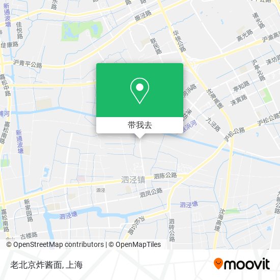 老北京炸酱面地图