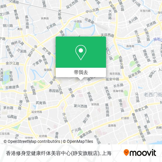 香港修身堂健康纤体美容中心(静安旗舰店)地图