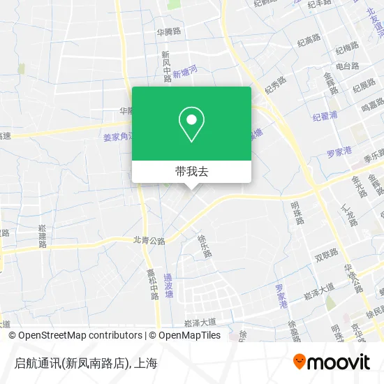 启航通讯(新凤南路店)地图